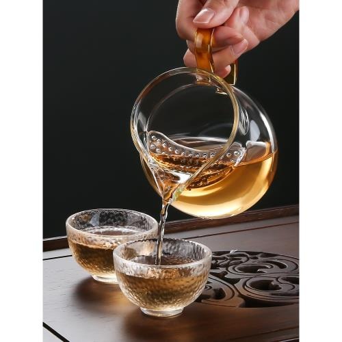 Cana Ceai din Sticla Termorezistenta cu strecuratoare , 340 ml