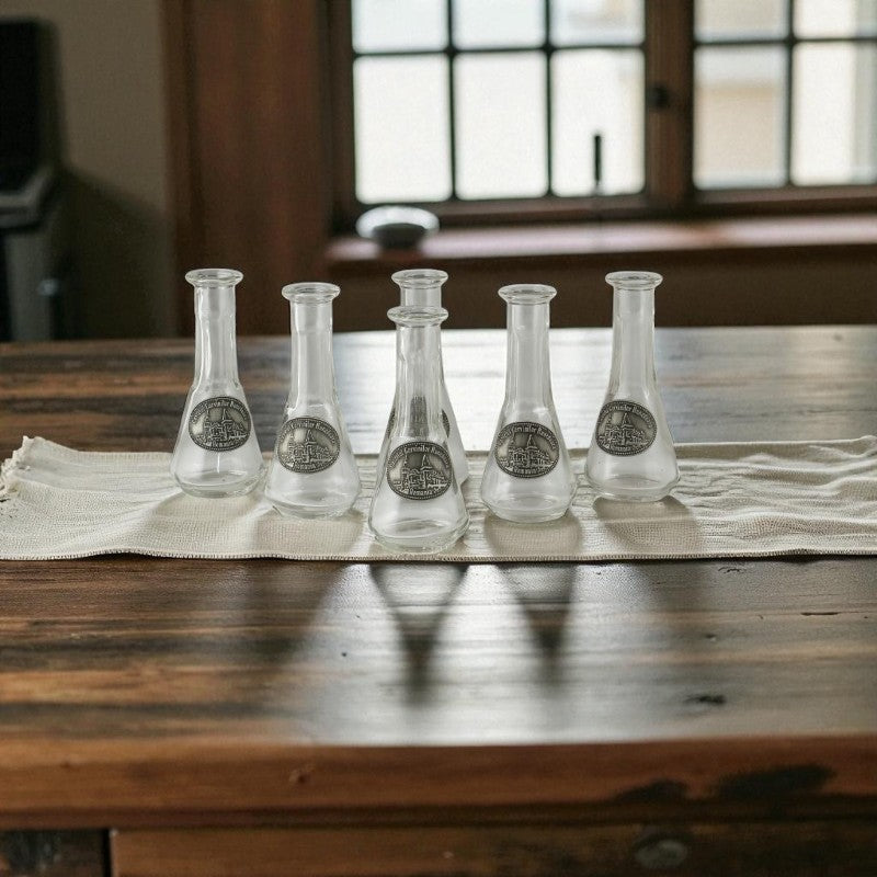 Set 6 x Toi Harta Romaniei, Cinzeaca, transparent, gradat, 50 ml