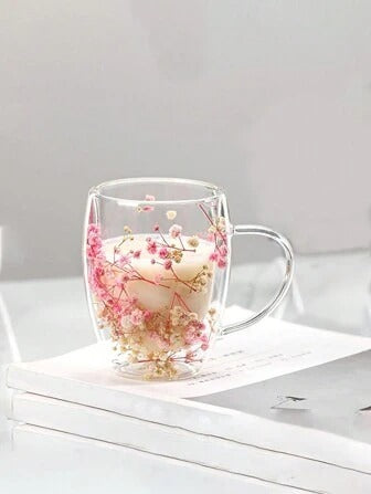 Cana pereti dubli cu Flori Uscate in Interior, Color , 350 ml