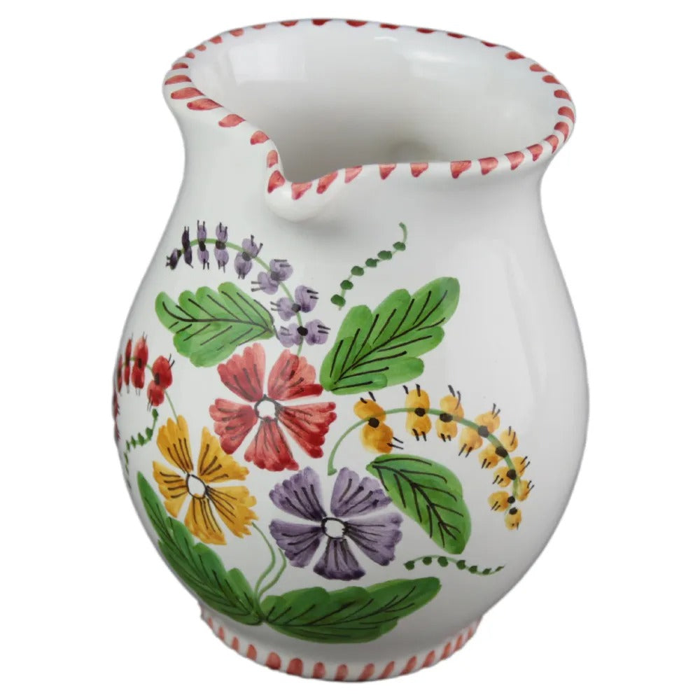 Ulcior decorativ cu flori de camp , Ceramica , 500 ml