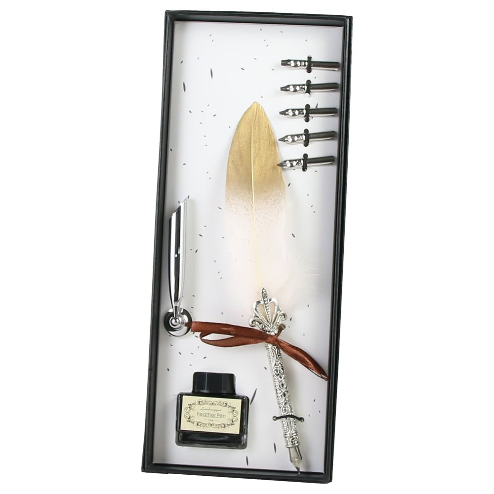 Set Pana de scris Vintage „Enjoy Your Life – 8 piese