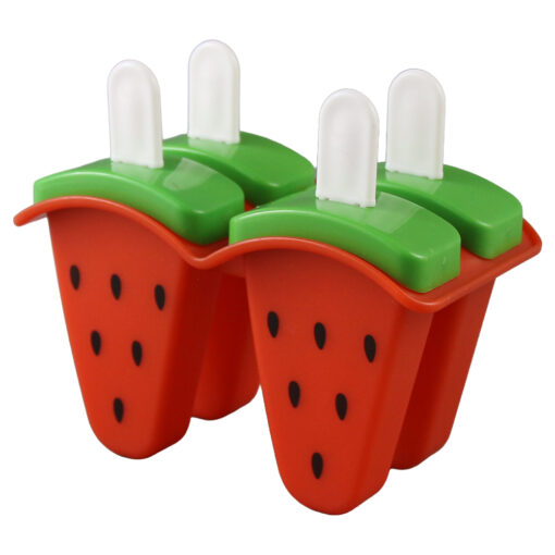 Set 4 forme pentru inghetata, din silicon, 13 x 11 cm