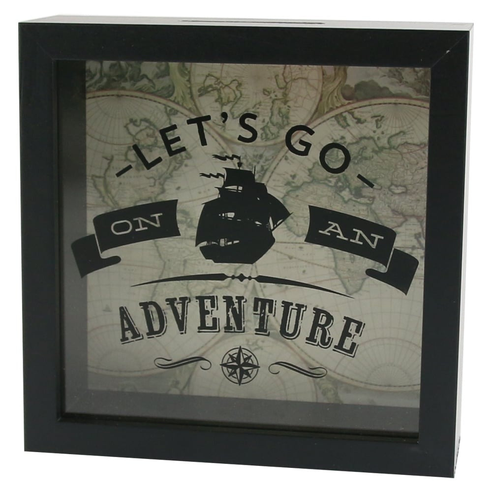 Pusculita din mdf si sticla Family , 15x15x5 CM