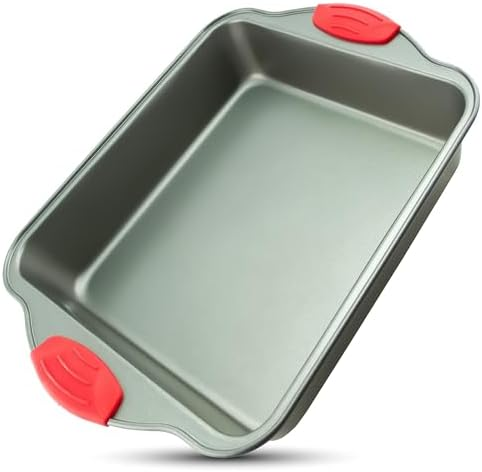 Tava cuptor metal, manere silicon, 40.7x25.7x5.2 cm