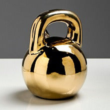 Set servire Bautura,Greutate Kettlebell Auriu, 1.3 L cu 6 pahare 80 ml