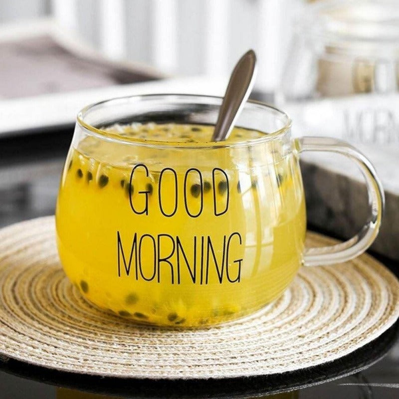 Cana Sticla Termorezistenta, Good Morning