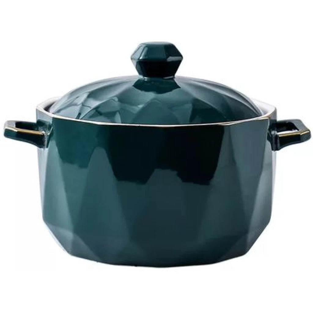 Bol pentru Supa cu Manere si Capac, 800 ml , 6.5x7.5 cm