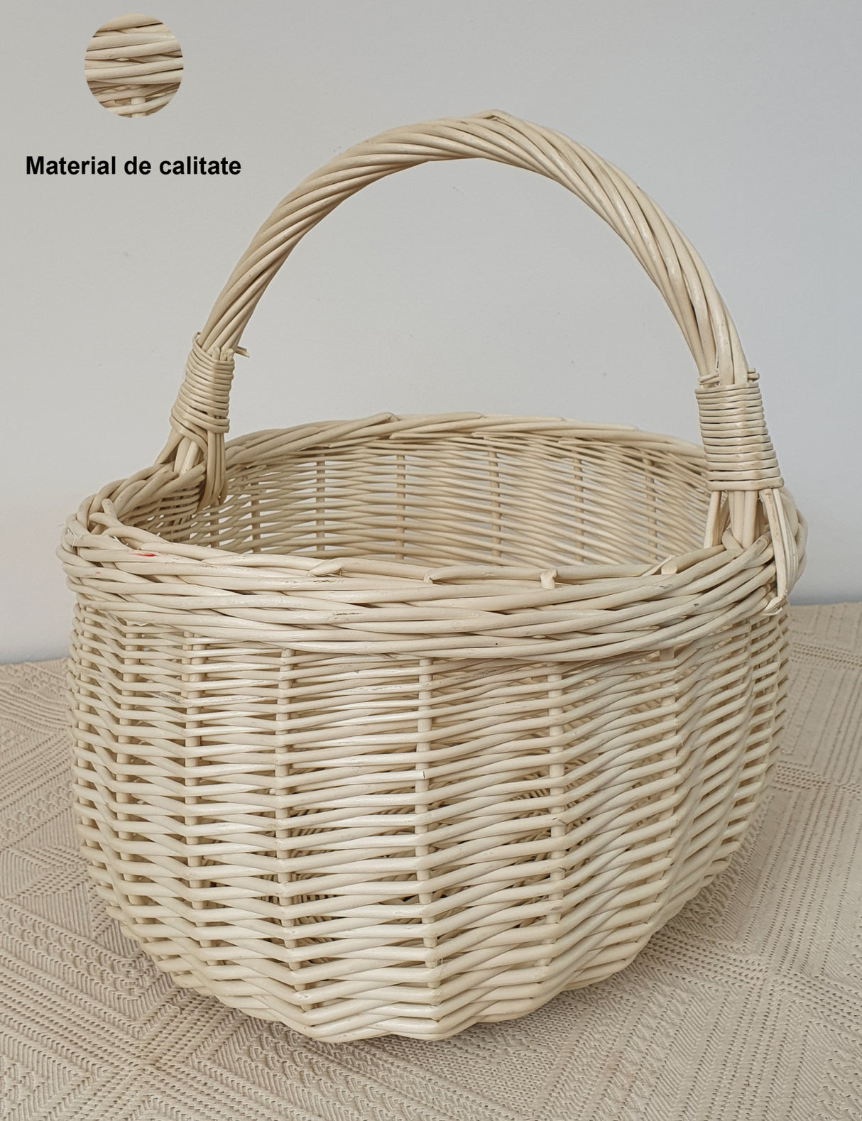 Cos din rachita pentru cumparaturi, 35x35cm