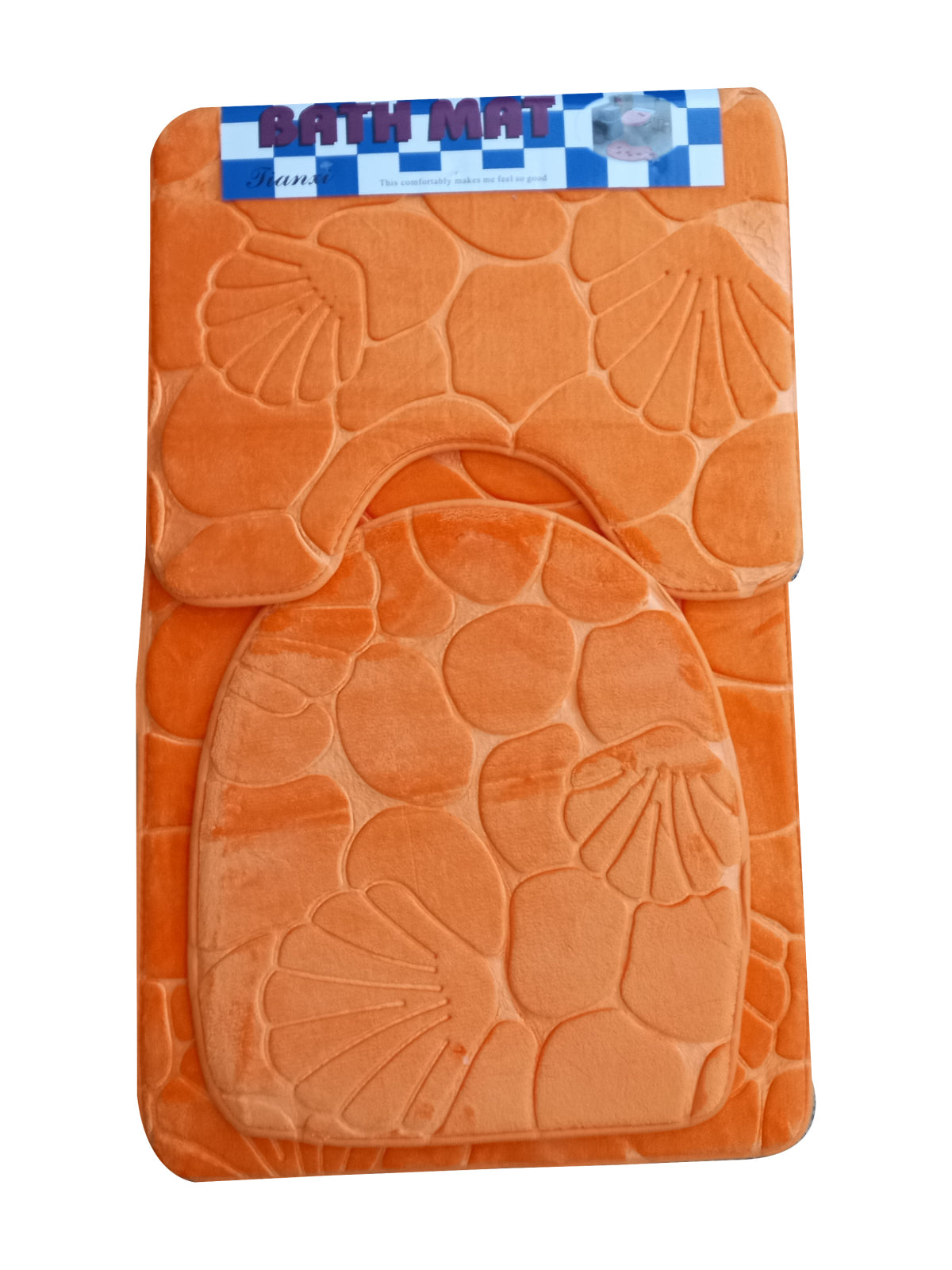 Set 3 covorase pentru baie, Material Textil, 80x50 cm