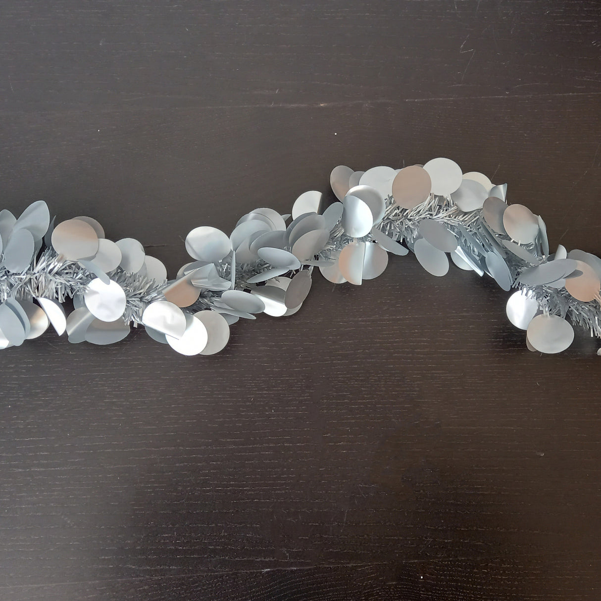 Beteala Craciun, Paiete Rotunde, Argintie, 2 m