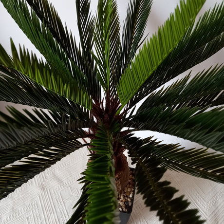 Palmier artificial in ghiveci rotund, 50 cm