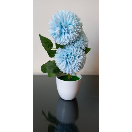 Floare artificiala in ghiveci din Plastic, model Bulgaras, 32 cm