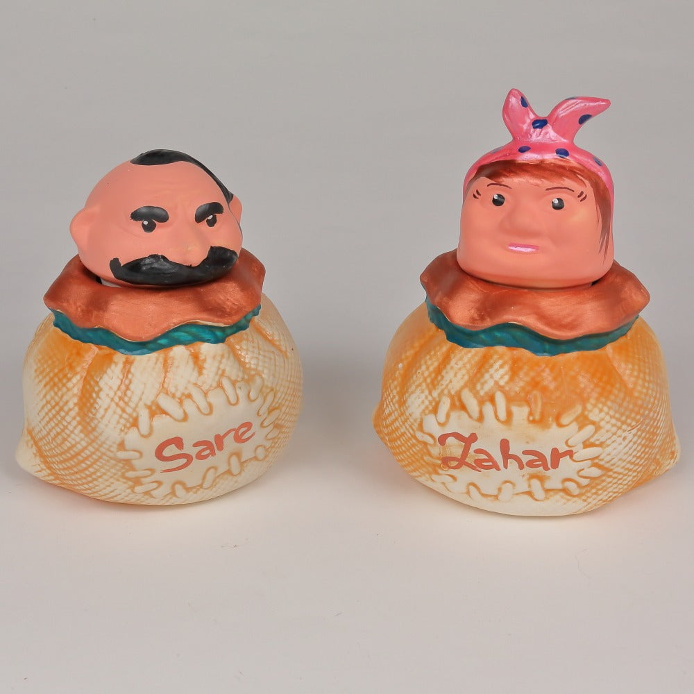 Set 2 recipiente Sare/Zahar, Ceramica, 950 ml