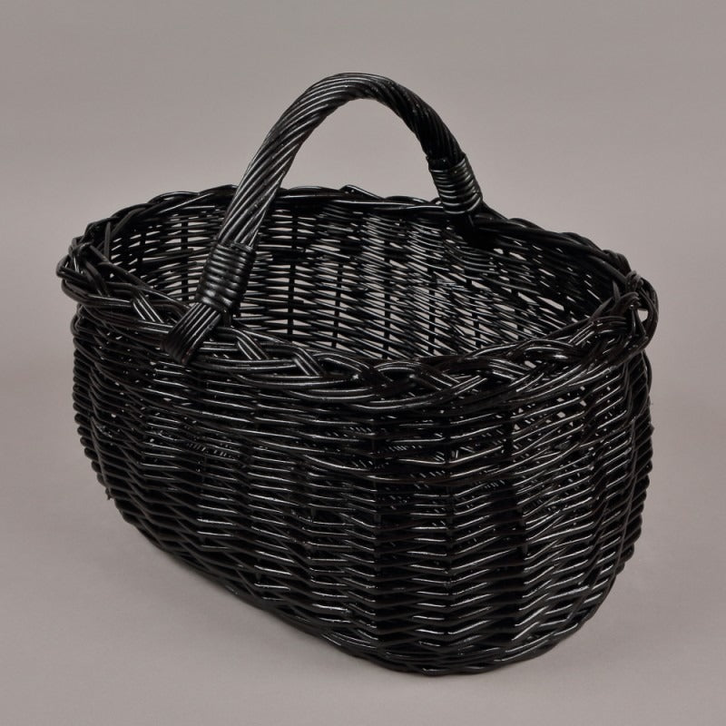 Cos rachita pentru Cumparaturi,Negru, 47x34 cm