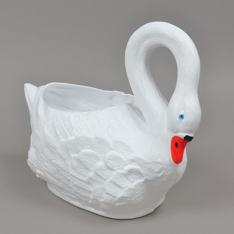 Ghiveci din Plastic, model Lebada Alba