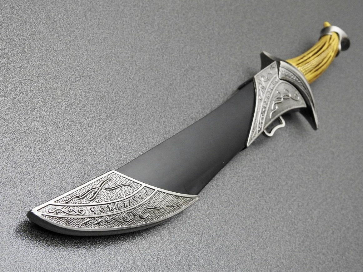 Pumnal Medieval, Maner Corn, 28 cm , 193 g