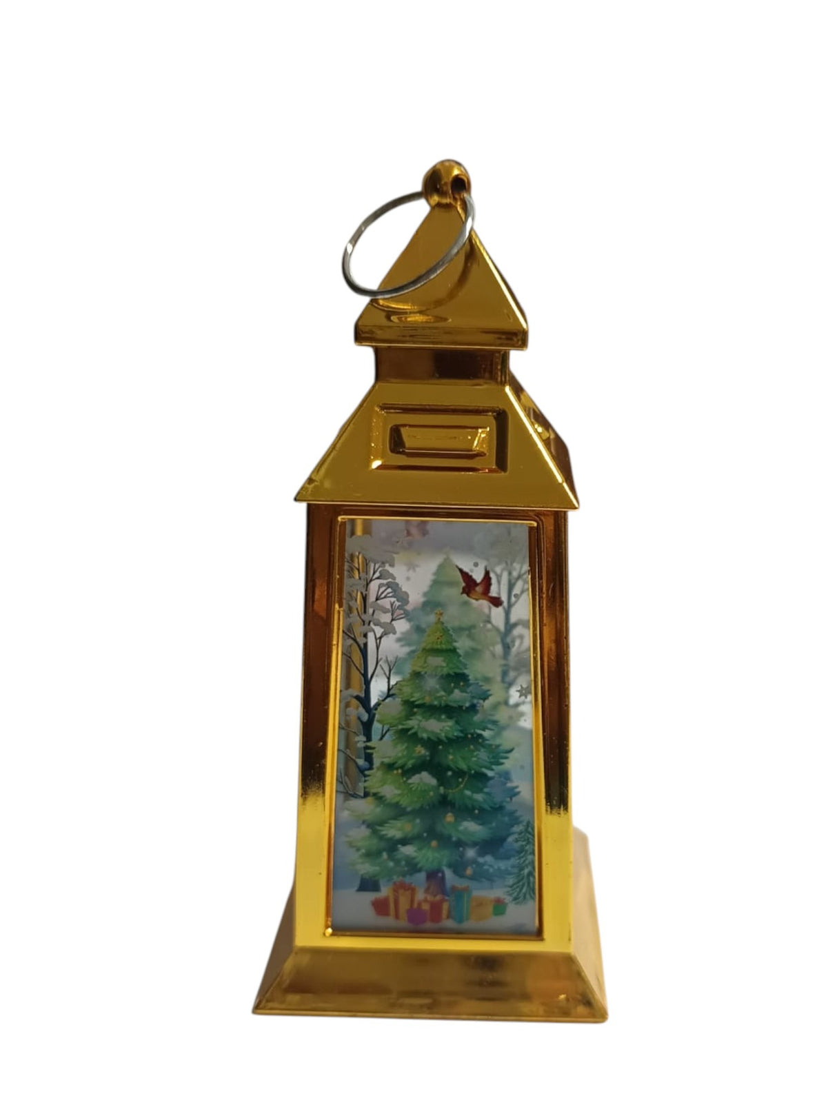 Decoratiune Tip Felinar Cu Baterii, 12 cm