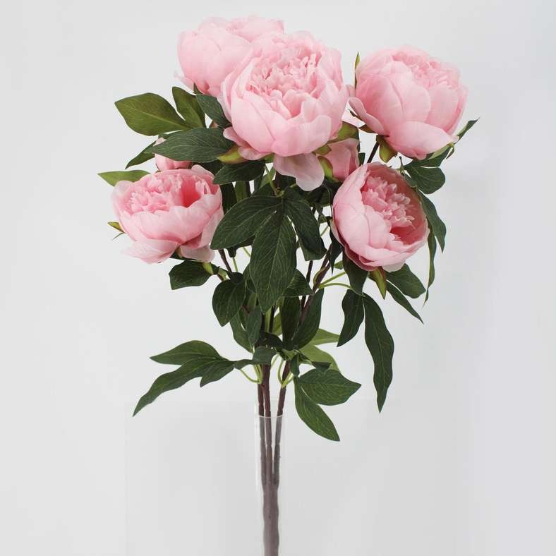 Flori decor artificiale, buchet Bujori , 50 cm