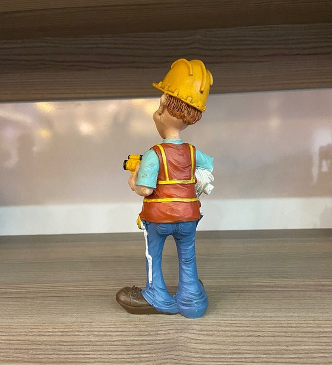 Figurina caricatura amuzanta meserie ,polirasina, 17 cm