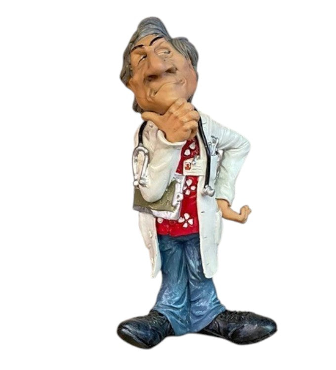 Figurina caricatura amuzanta meserie ,polirasina, 17 cm