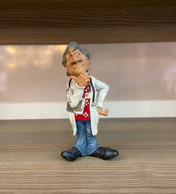 Figurina caricatura amuzanta meserie ,polirasina, 17 cm