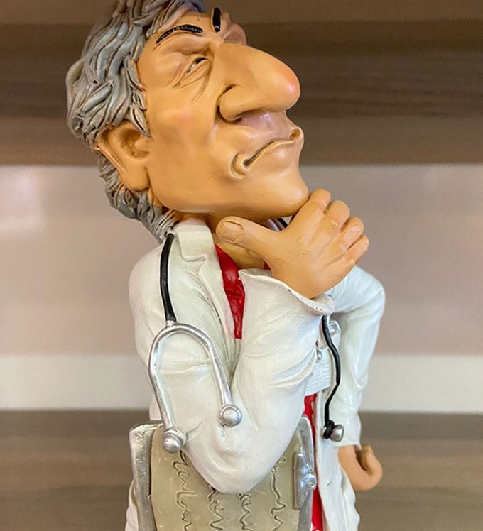 Figurina caricatura amuzanta meserie ,polirasina, 17 cm