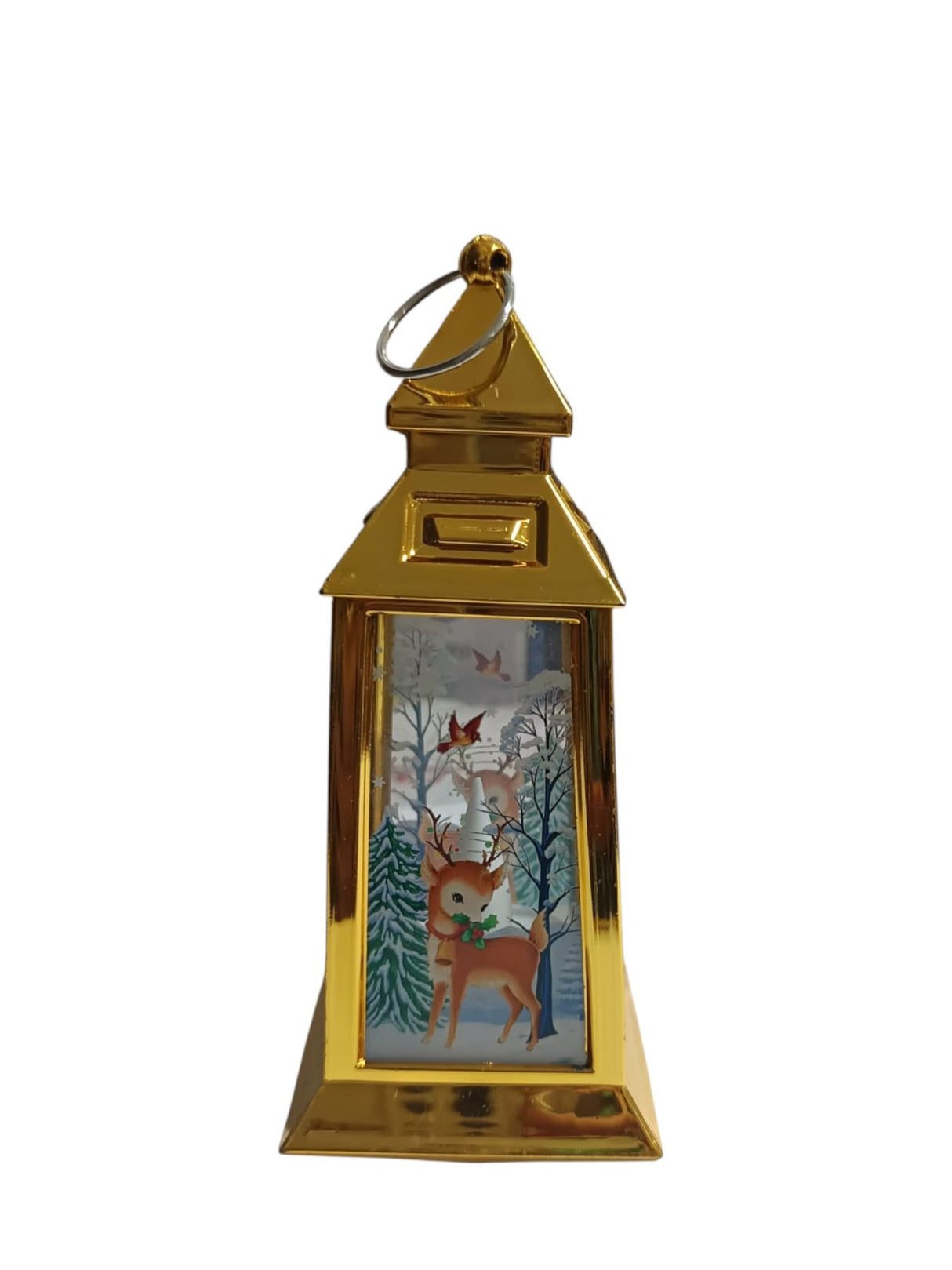 Decoratiune Tip Felinar Cu Baterii, 12 cm