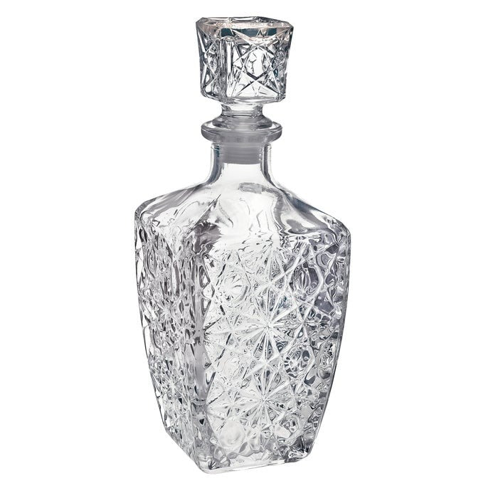 Set Bautura,Decantor 900 ml + 6 pahare 55 ml, sticla