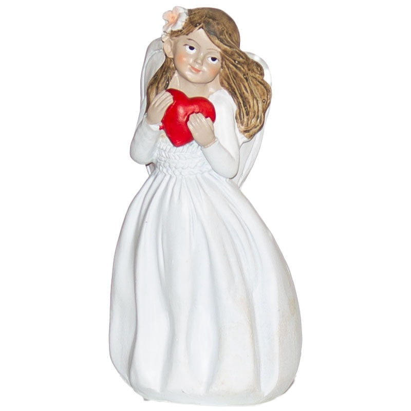 Figurina ingeras, Rasina, Alb, 15 cm