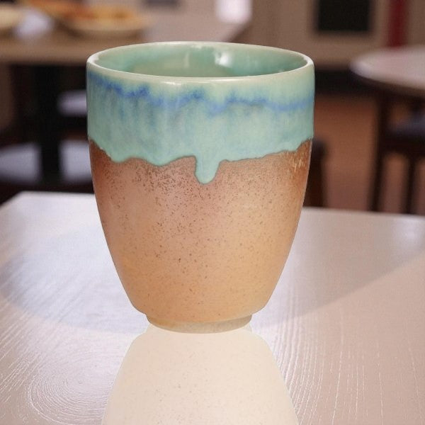 Cana din ceramica în stil japonez, Pictata – 220ml