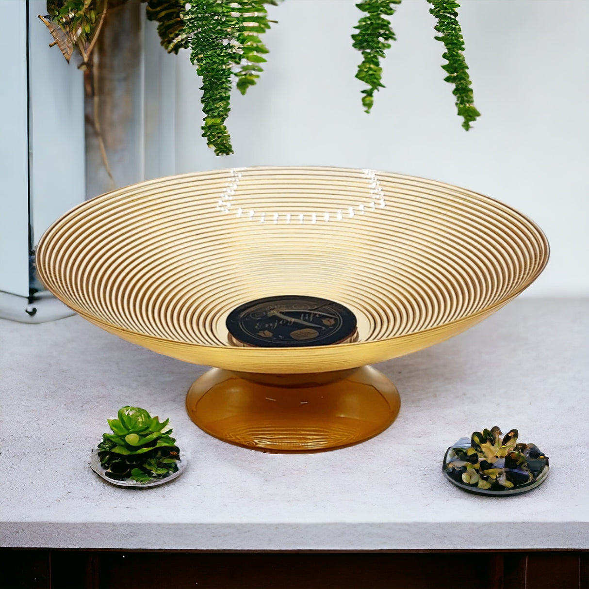 Fructiera cu Picior, Plastic