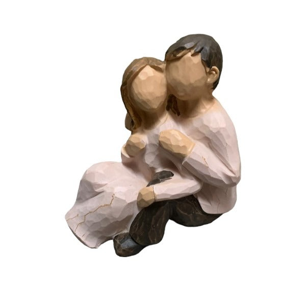 Set 2 Figurine Rasina Indragostiti,10 x 7 cm