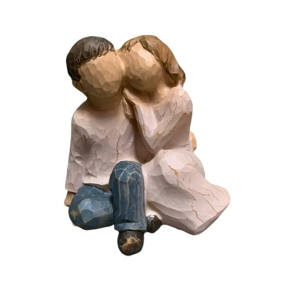 Set 2 Figurine Rasina  Indragostiti,10 x 7 cm