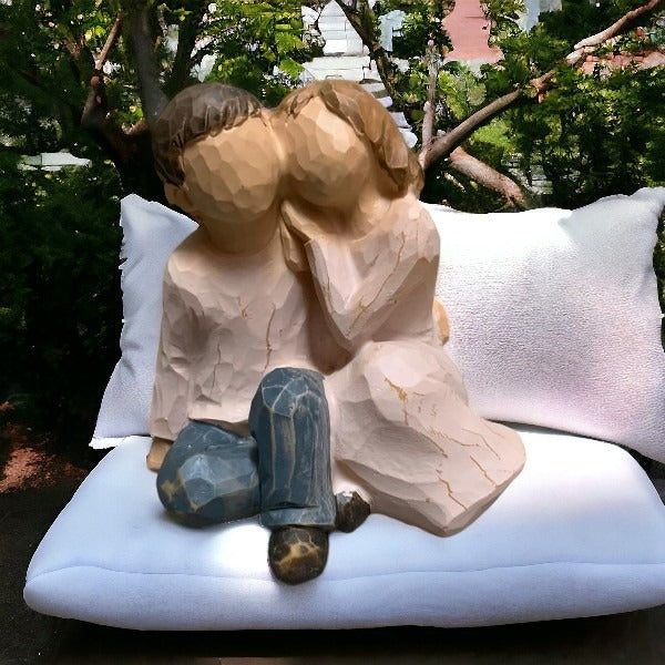 Set 2 Figurine Rasina Indragostiti,10 x 7 cm