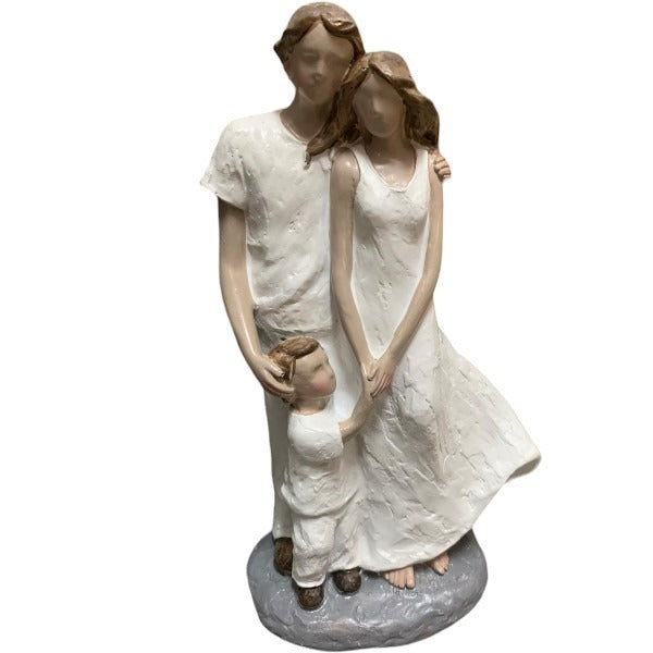 Figurina Familie,Rasina, 19x10 cm