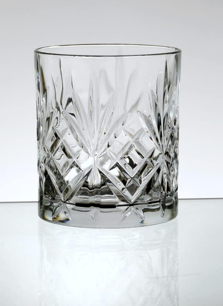 Set Decantor 1L + 6 pahare whiskey , sticla