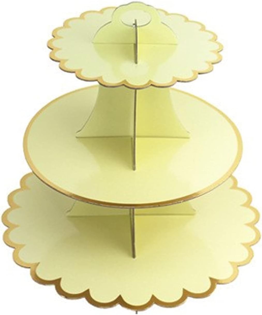 Etajera din carton pentru Prajituri, 3 nivele, 36 cm