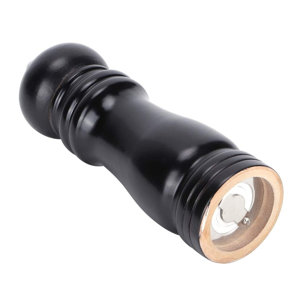 Rasnita manuala pentru sare si piper, lemn, inox, 17x5cm