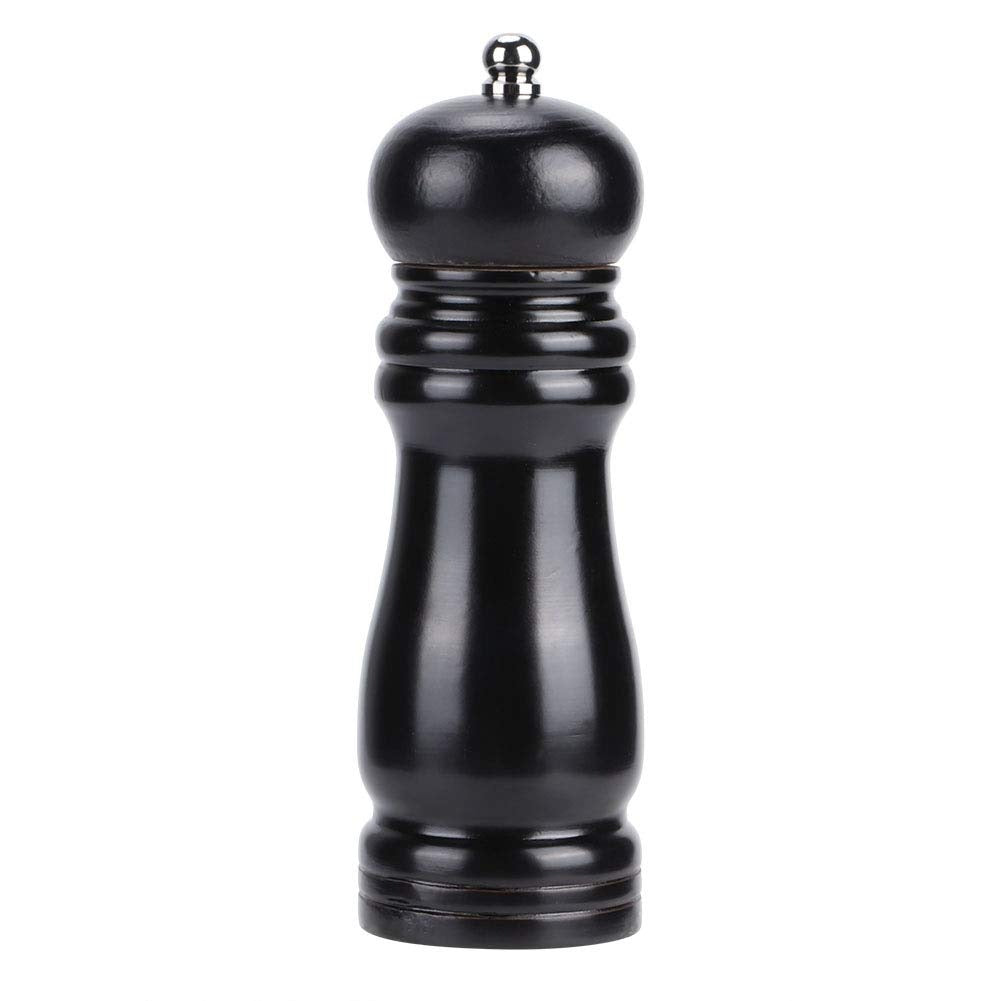 Rasnita manuala pentru sare si piper, lemn, inox, 17x5cm