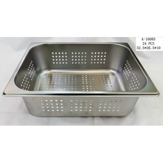 Strecuratoare tip Tava Perforata Otel Inoxidabil 32.5x26.5x10 cm