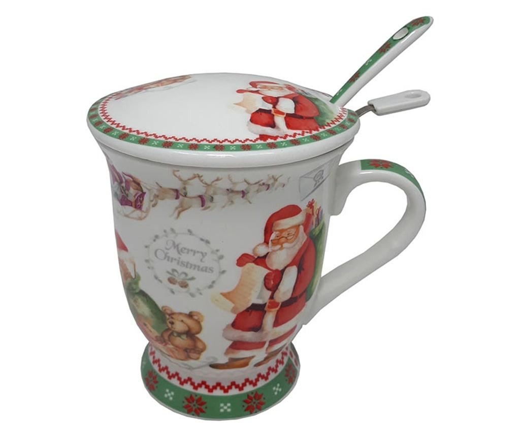 Cana de ceai Ceramica cu Infuzor si Lingurita , 250 ml