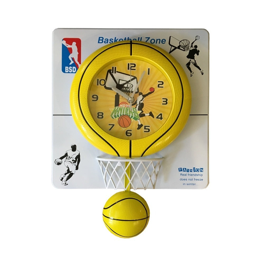 Ceas de perete cu Panou si Pendul, Sport, 30x41cm