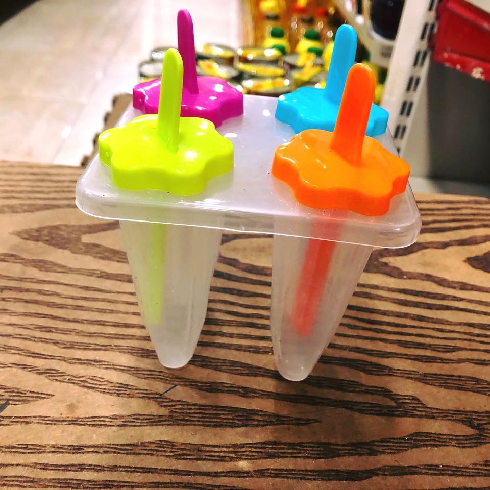 Set 4 forme din plastic, Multicolore, pentru Inghetata