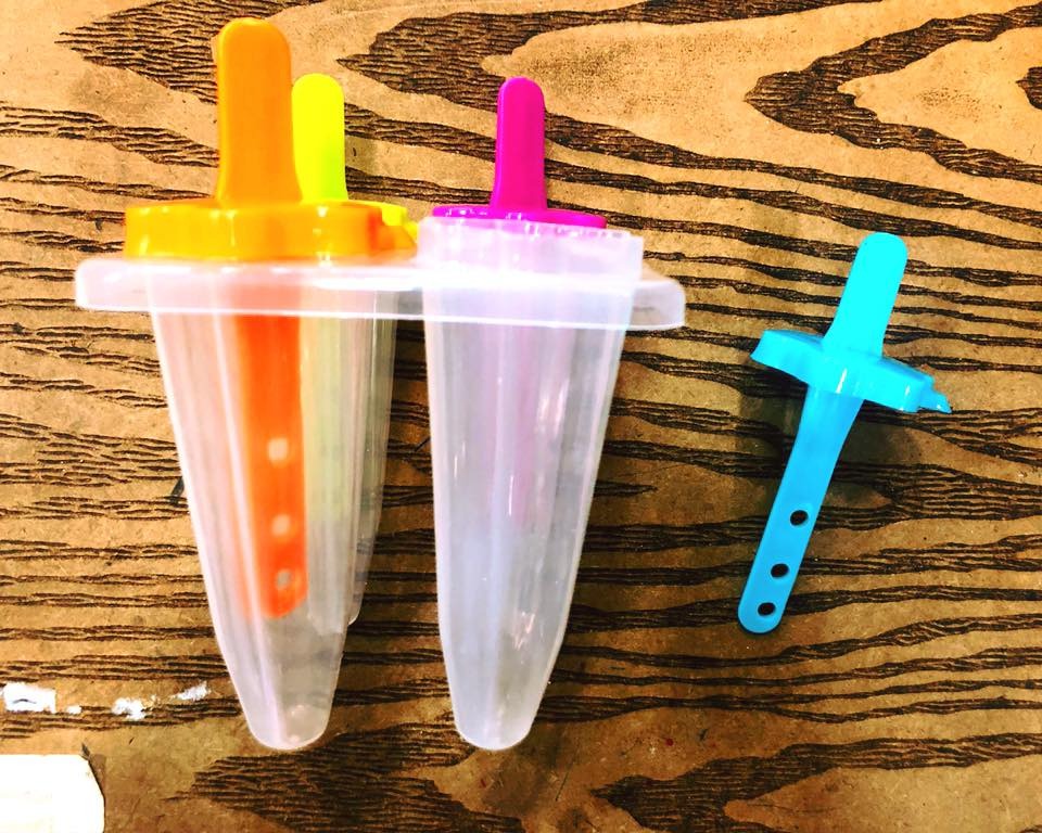 Set 4 forme din plastic, Multicolore, pentru Inghetata