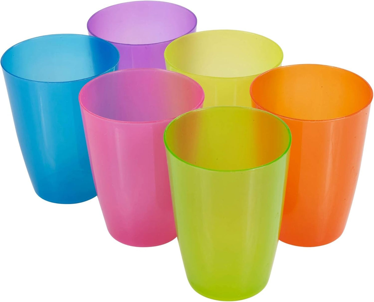 Set 6 pahare din plastic , 270 ml