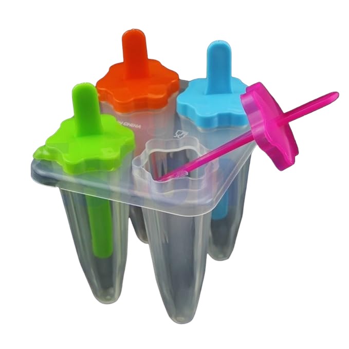 Set 4 forme din plastic, Multicolore, pentru Inghetata