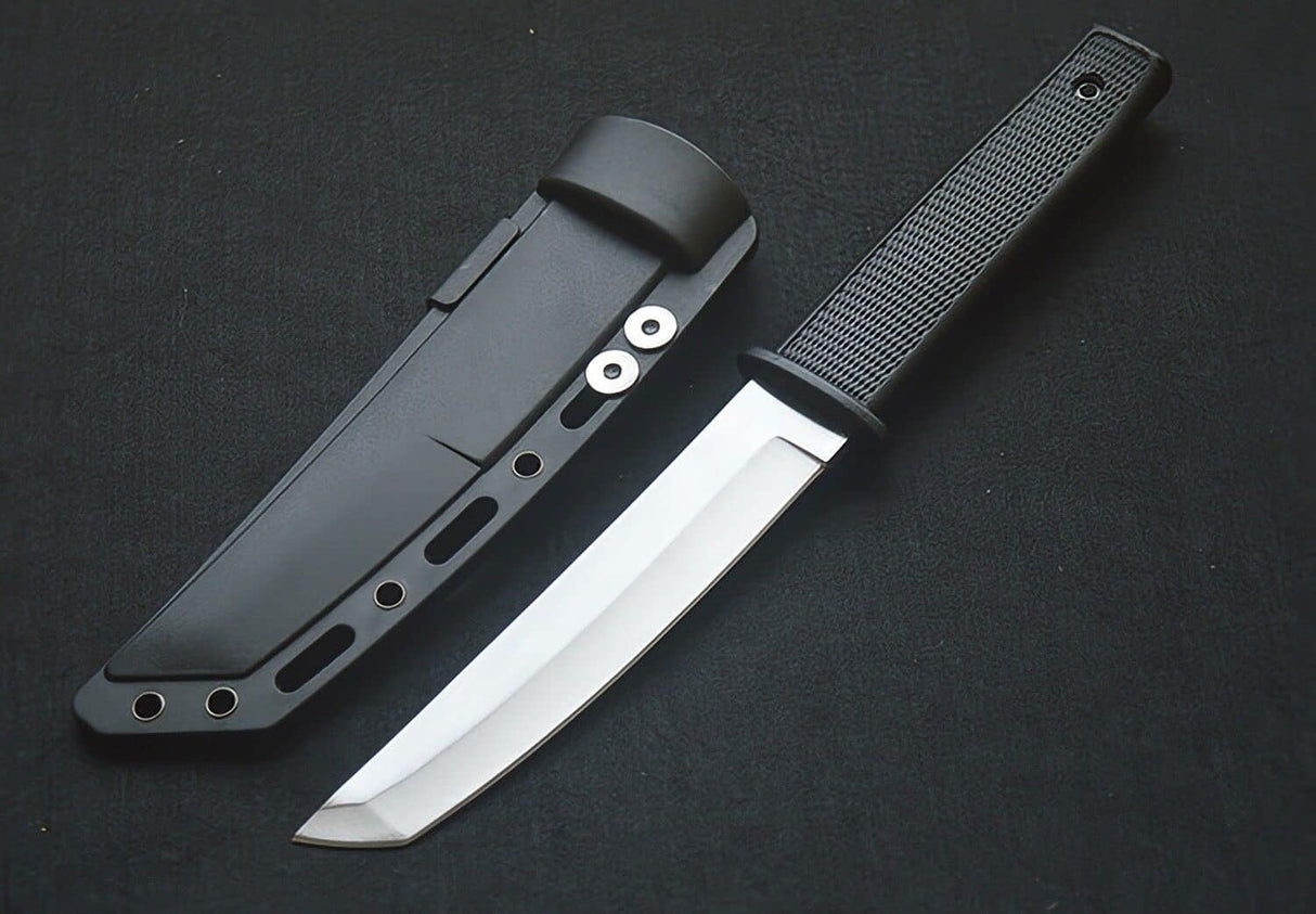 Cutit Vanatoare Japonez, Otel/Plastic cu Husa din Piele