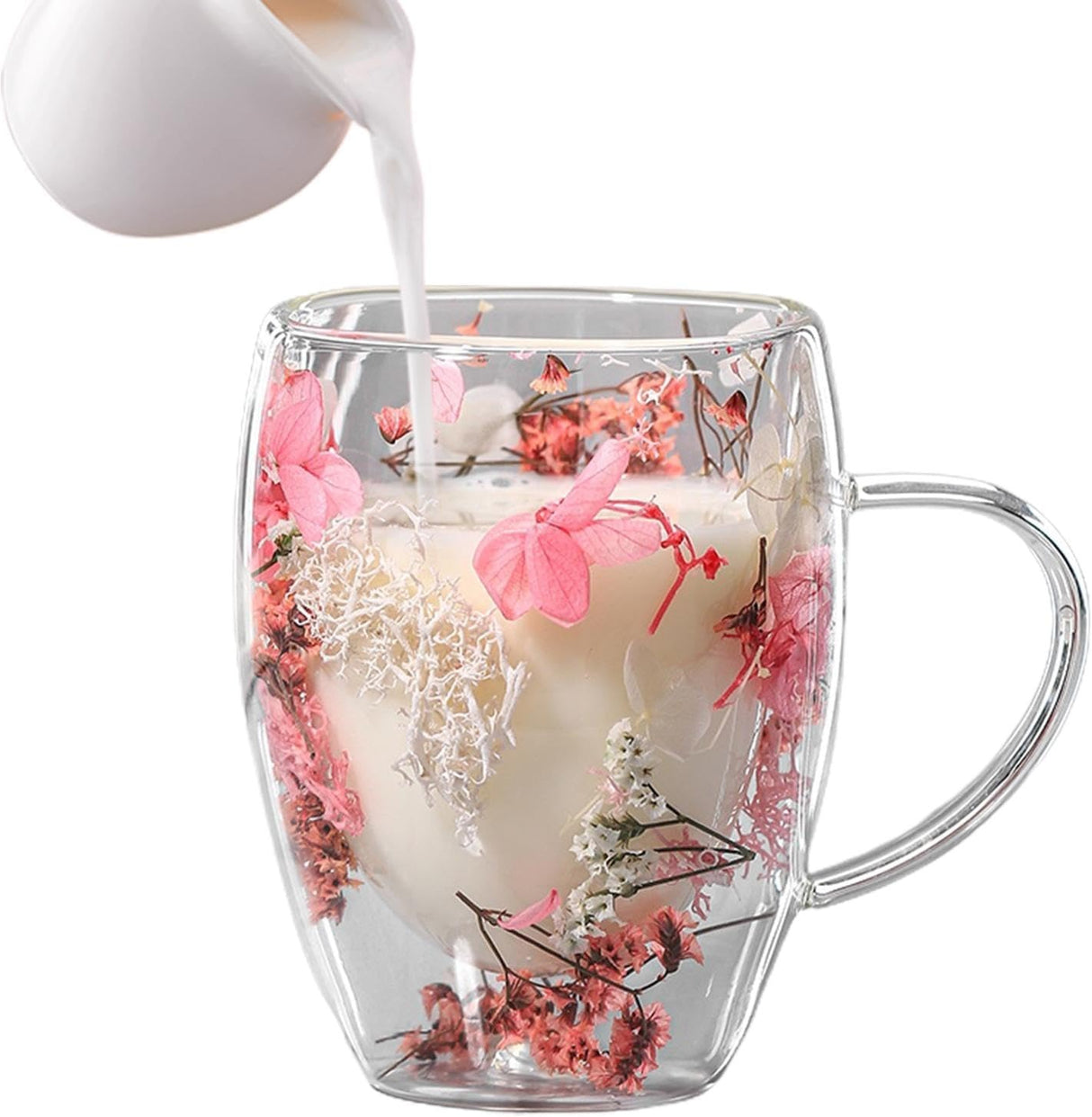 Cana pereti dubli cu Flori Uscate in Interior, Color , 350 ml