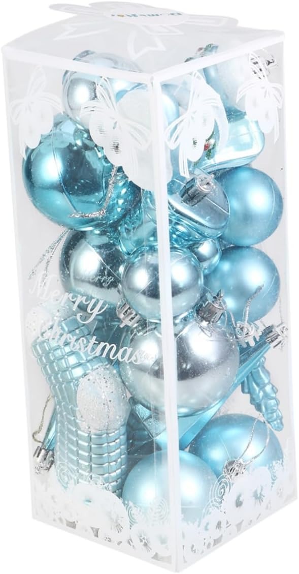 Set 21 de Ornamente Brad , Diverse Forme si Dimensiuni, Plastic