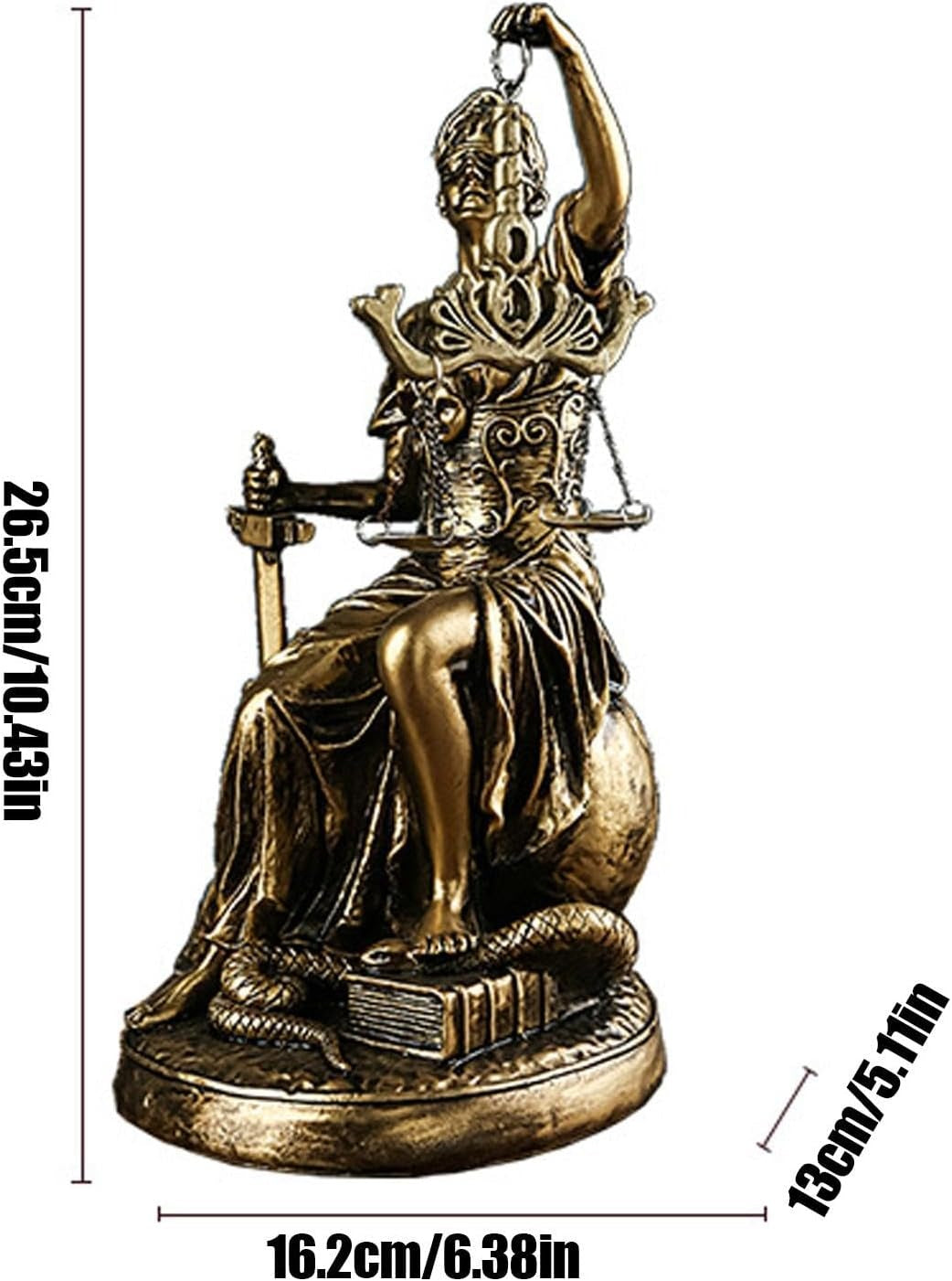 Statueta Zeita Justitiei Themis